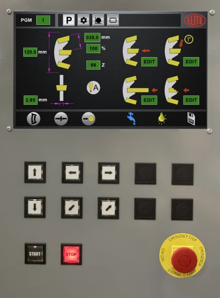Écran tactile permettant une programmation rapide et facile. Modèle ELITE AVB 850