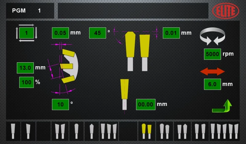 Écran tactile pour une programmation simple et rapide. Modèle ELITE AVB 850